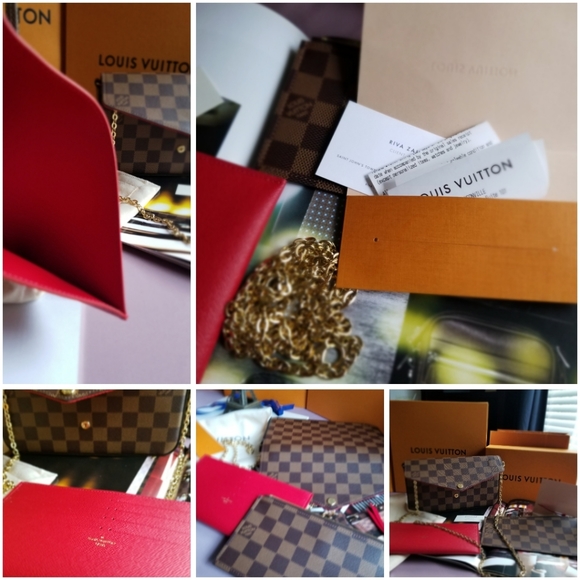 LOUIS VUITTON  Felicie Damier ebene - Picture 11 of 16